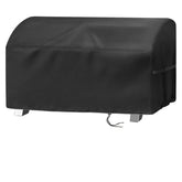 Jungda Grill Cover for 2-Burner Grills, Black, front view