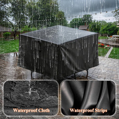 Jungda table cover on a patio table in outdoor setting