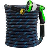 Junredy 75 FT Garden Hose with 10-function spray nozzle