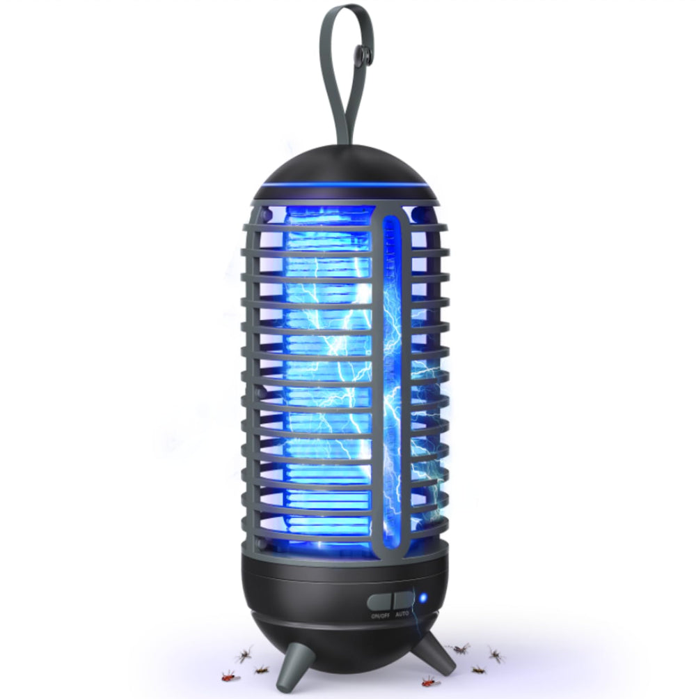 JUSENWDSL Cordless Bug Zapper front view, black