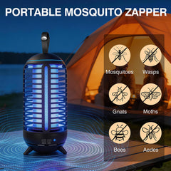 JUSENWDSL Cordless Bug Zapper with its light function activated