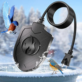 Jvgoo 100W Bird Bath Heater black model front view