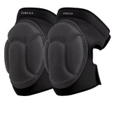 JYBTAA Plus Size Knee Pads black front view