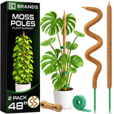 K-Brands 48-inch moss pole plant support front view