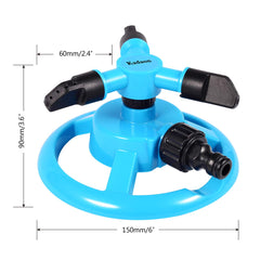 Kadaon Lawn Sprinkler installed on grass, watering area