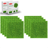 KAEZDD 6x6 inch artificial grass tile front view
