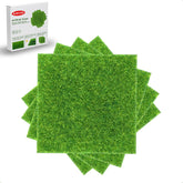 KAEZDD 6x6 inch artificial grass tile front view