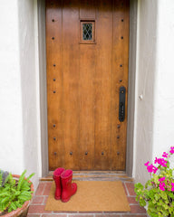 KAF Home Eco Coir Doormat side view showing thickness