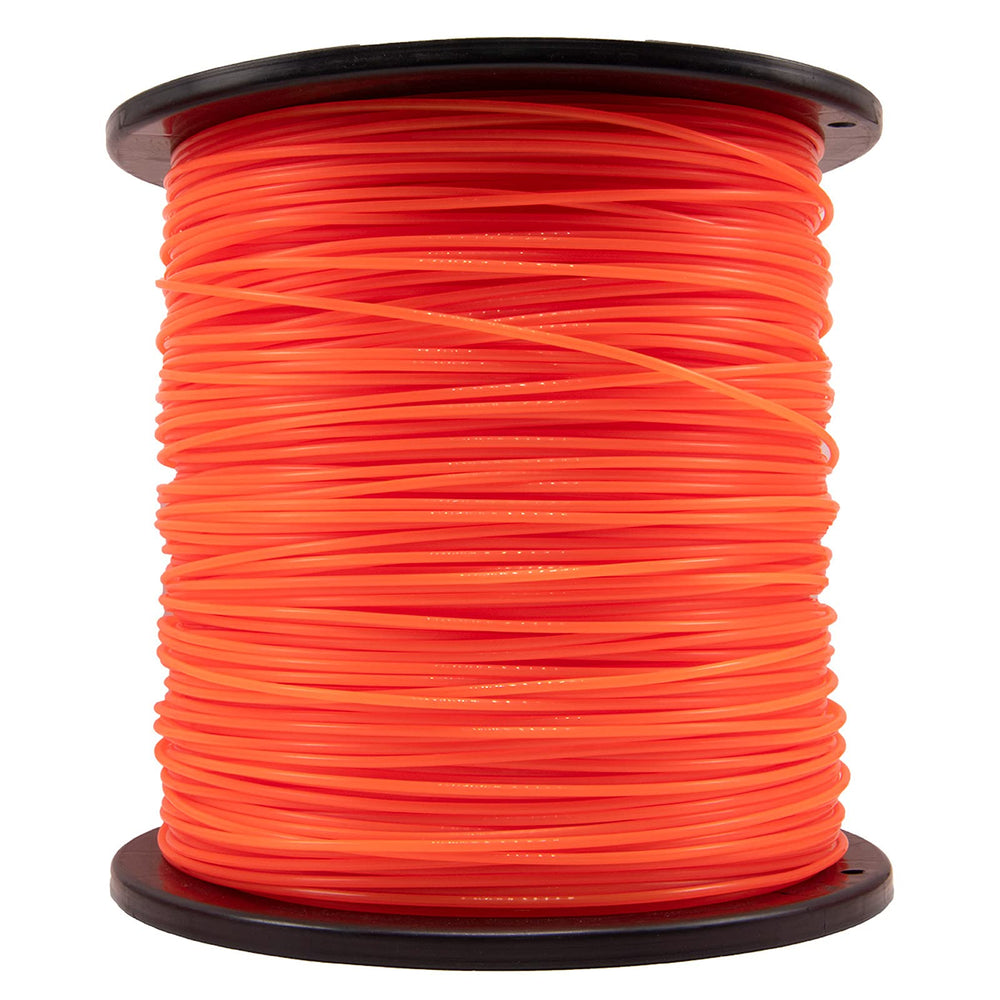 KAKO 080 Trimmer Line spool front view, orange nylon