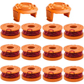 KAKO WA0004 Trimmer Spool pack with 12 spools and 2 caps