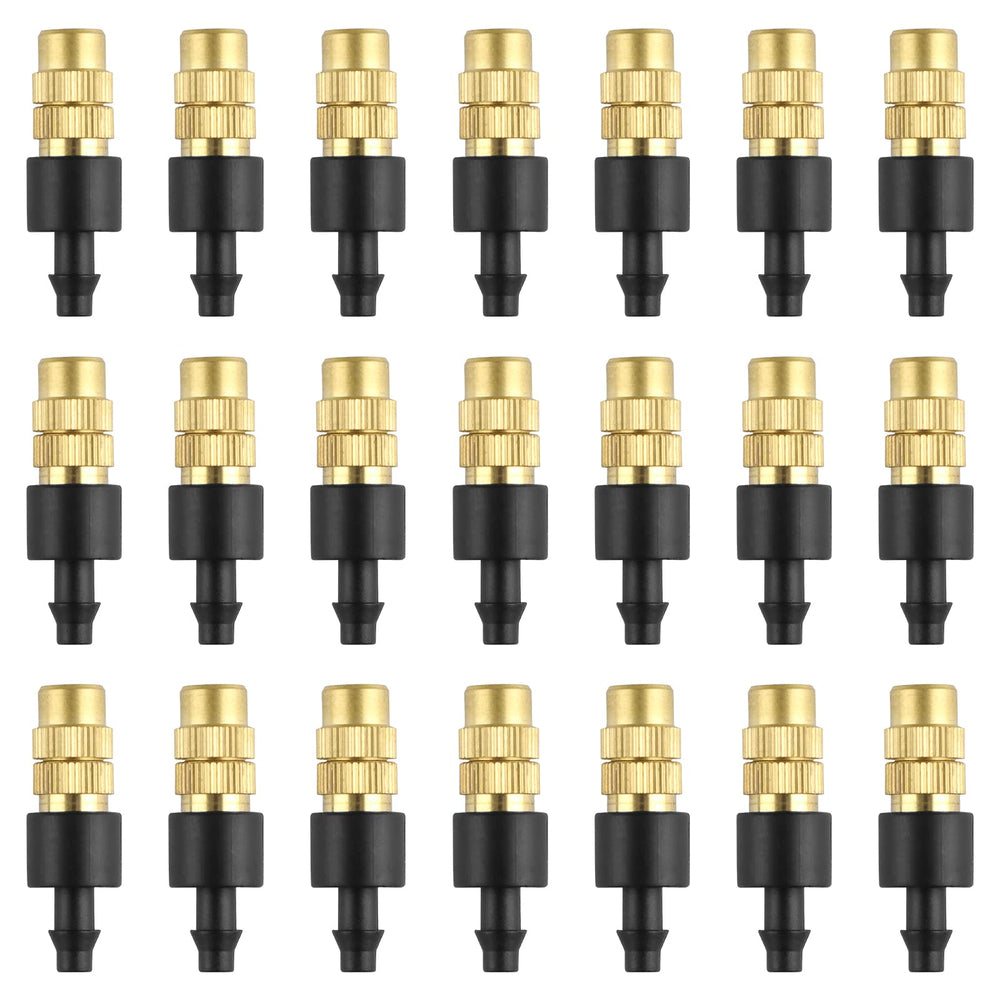 Kalolary 30PCS Adjustable Copper Misting Nozzles front view