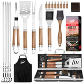 Kaluns 21-piece grilling set with aluminum case and apron