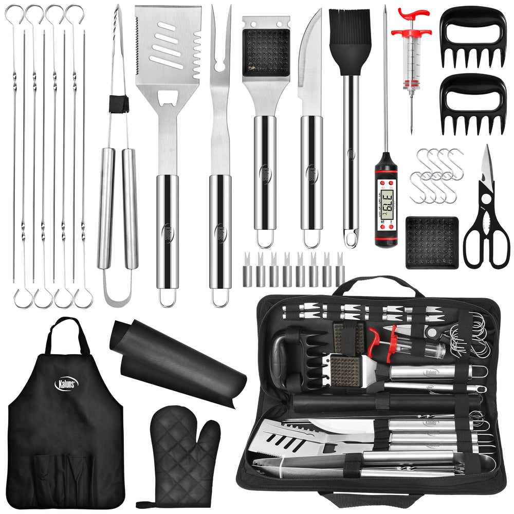 Kaluns BBQ Accessories Complete Grill Set 40 Pcs with storage case