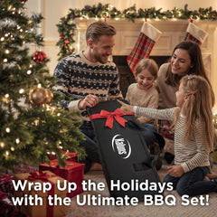 Kaluns grill glove and apron with pockets included in set