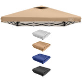KAMPKEEPER 8x8 Khaki Replacement Canopy Cover front view