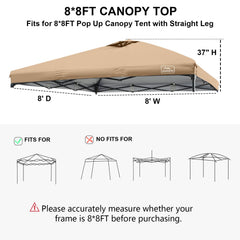 KAMPKEEPER canopy top with air vent for circulation