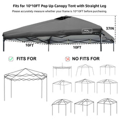 KAMPKEEPER replacement canopy on outdoor frame