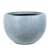 Kante 11.8-inch slate gray concrete planter front view