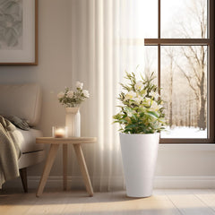 Kante planters in outdoor garden setting