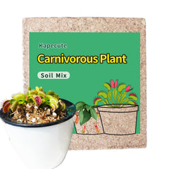 Kapecute Carnivorous Plant Soil Mix front view, 2 quarts packaging