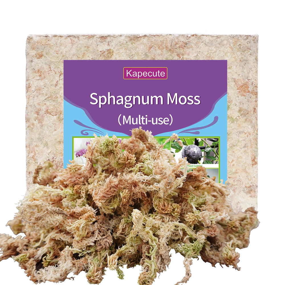 Kapecute Sphagnum Moss 10oz front view