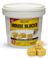 Kaput Rodent Bait Blocks 4 lbs bucket front view