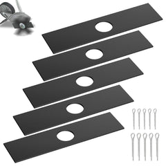 Karbay 5 Pack Edger Blades 8 inch x 2 inch front view