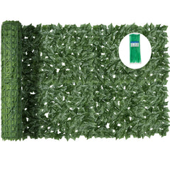 KASZOO Artificial Ivy Privacy Fence Screen front view