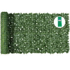 KASZOO Artificial Ivy Privacy Fence Screen front view