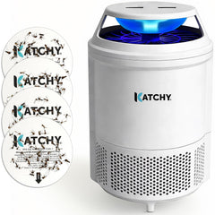 KATCHY Indoor Flying Insect Trap front view in white