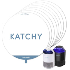 KATCHY Indoor Insect Trap Glue Board Refill front view, white