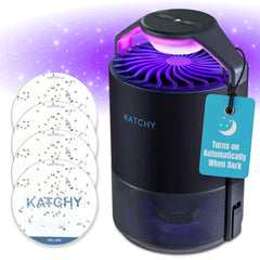 KATCHY Midnight Indoor Insect Trap front view with UV light