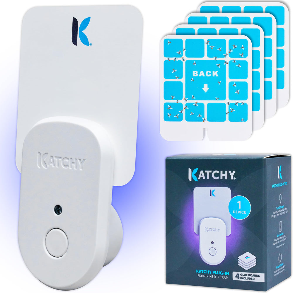KATCHY Plug-in Bug Trap front view in white