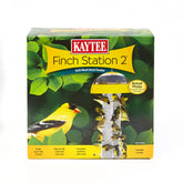 Kaytee Finch Station 2 Soft Mesh Sock Feeder yellow front view