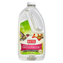 Kaytee Hummingbird ElectroNectar 64 Fl Oz front view with clear liquid