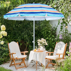 Kbrellaoutlets Beach Umbrella with adjustable tilt mechanism