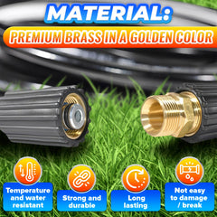 KETAR M22 Pressure Washer Hose Adapter installation example