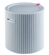 Keter Cool Side Table Cooler in misty blue front view