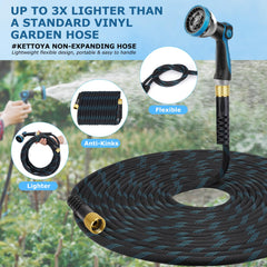 KETTOYA hose with portable storage strap in garden