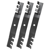 Keycci 110-6837-03 mower blades in black, 3 pack