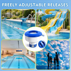 KGC chlorine floater with twist-lock cap