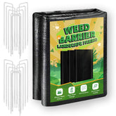 Kijamilee Weed Barrier Fabric 2FT x 50FT black roll front view
