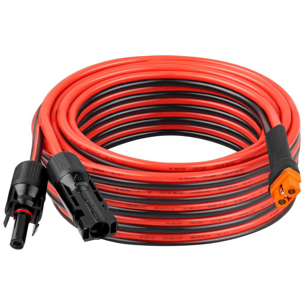 Kimbluth 30FT XT60i Solar Extension Cable front view
