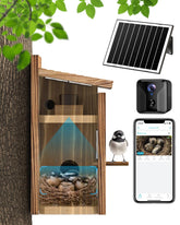 KinetCam Bird House front view with camera compartment