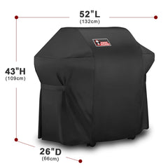 Kingkong Grill Cover for Weber Spirit 200/300 Series side view