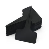 KINGLAKE 100 Pcs black plant labels front view