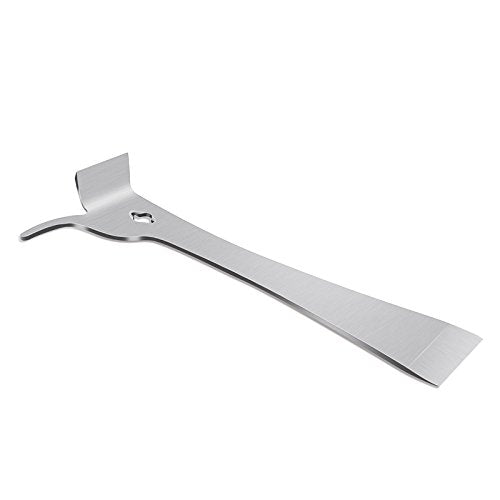 KINGLAKE Hive Scraper Tool, 10 inch stainless steel front view