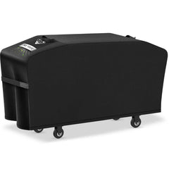 Kingly Griddle Cover front view, black 66.5"L x 28"W x 33"H