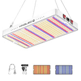 KINGPLUS KP3000 Grow Light front view with full spectrum output