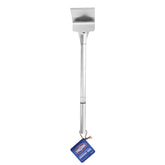Kingsford 21 Inch Charcoal Rake front view with stainless steel finish